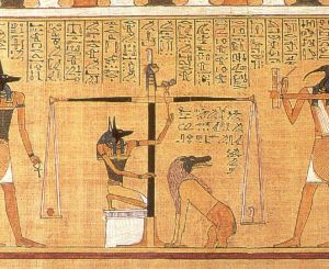 Illustration from the Egyptian Book of the Dead